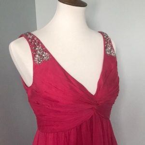 Jones New York Formal Pink Chiffon Dress